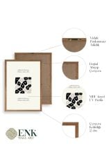 Çiçek Ahşap Çerçeveli Tablo 50 x 70