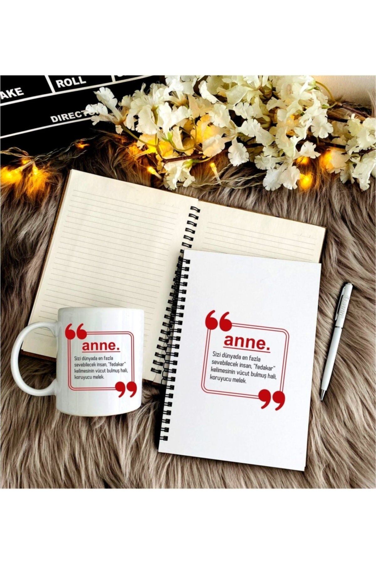 Anneler Günü Defter Kalem Kupa Seti