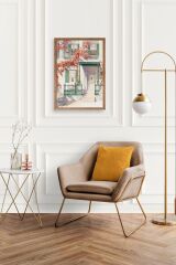 Gilbert Sackerman Ahşap Çerçeveli Tablo 50 x 70