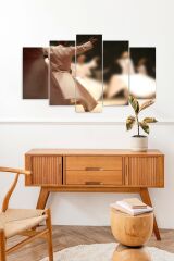 Semazen Manzara 5 Parçalı Mdf Tablo 60 x 100