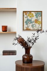 Çiçek Ahşap Çerçeveli Tablo 42 x 42