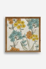 Çiçek Ahşap Çerçeveli Tablo 23 x 23