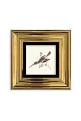 Uzun Gaga Çerçeveli Taş Tablo 20 cm