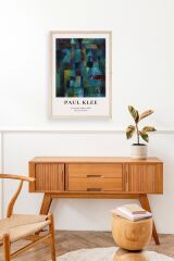 Paul Klee Ahşap Çerçeveli Tablo 17 x 23