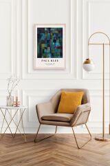 Paul Klee Ahşap Çerçeveli Tablo 17 x 23