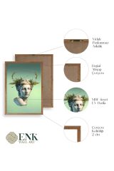 Heykel Ahşap Çerçeveli Tablo 23 x 30