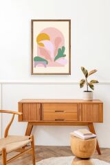 Modern Ahşap Çerçeveli Tablo 50 x 70