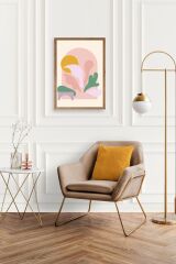 Modern Ahşap Çerçeveli Tablo 50 x 70