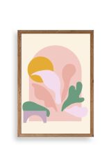 Modern Ahşap Çerçeveli Tablo 50 x 70