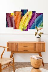 Renkler 5 Parçalı Mdf Tablo 60 x 100