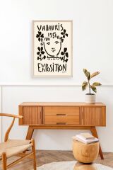 Picasso Ahşap Çerçeveli Tablo 50 x 70