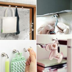 BUFFER® Güçlü Manyetik Mutfak,Banyolar İçin Çok Amaçlı 2'li Magnet Askı