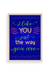 Motto Ahşap Çerçeveli Tablo 23 x 30