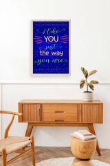 Motto Ahşap Çerçeveli Tablo 50 x 70