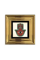 Fatma Ana Eli Çerçeveli Taş Tablo 20 cm