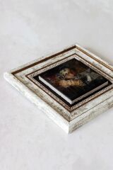 Çerçeveli Taş Tablo , Çerçeveli Taş Duvar Dekoru-enkcrcvtbl-0174 20 cm