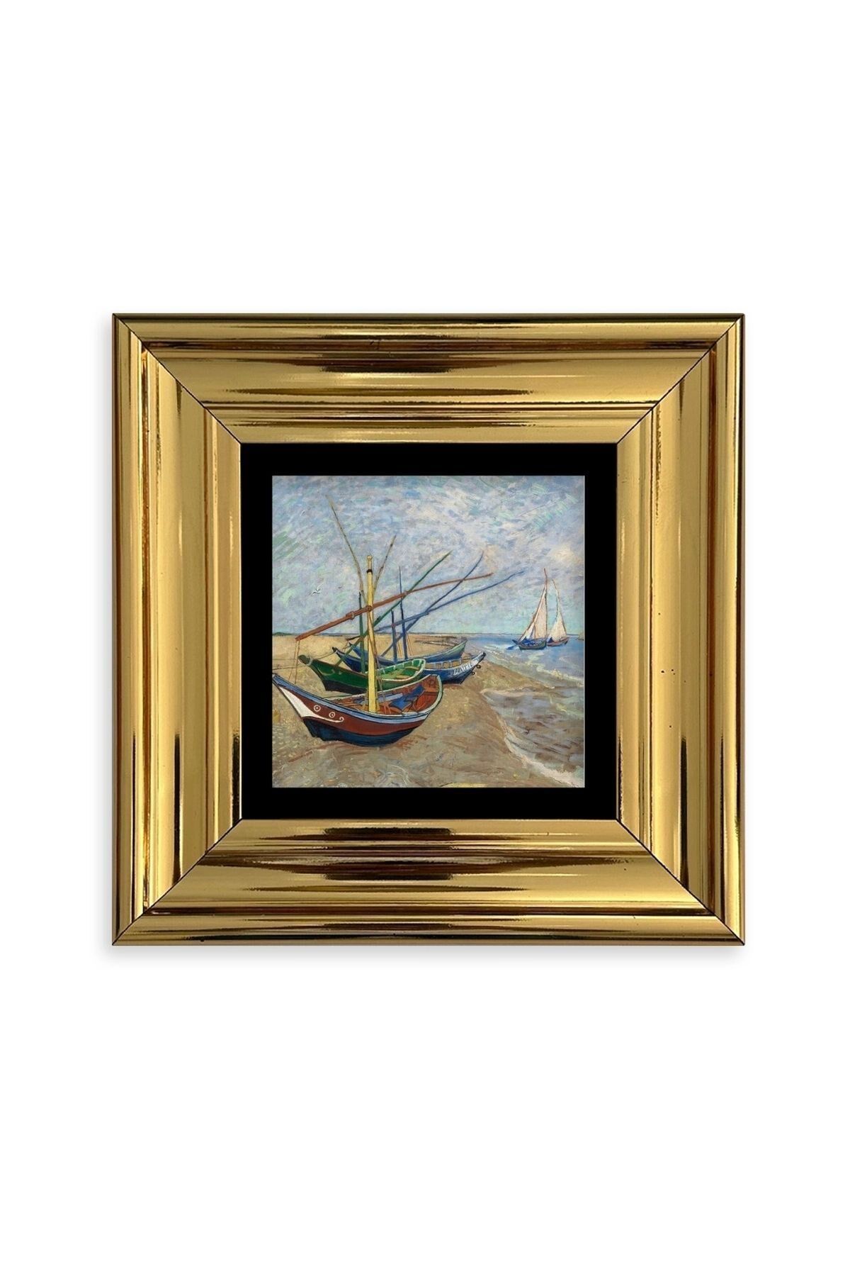 Van Gogh Çerçeveli Taş Tablo 20 cm