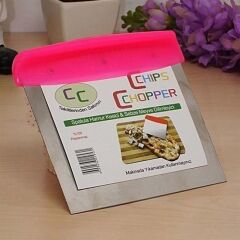 BUFFER® Çelik Hamur Kesici Kazıyıcı Pasta Kek Dekorasyon Spatula Aleti