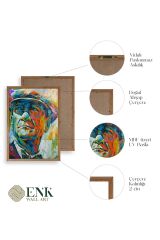 Atatürk Ahşap Çerçeveli Tablo 17 x 23
