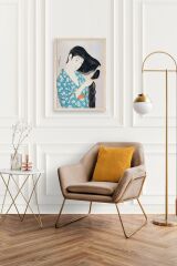 Hashiguchi Goyo Ahşap Çerçeveli Tablo 50 x 70