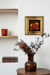 Nar Çerçeveli Taş Tablo 20 cm