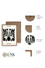 Çiçek Ahşap Çerçeveli Tablo 50 x 70