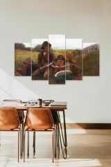 Manzara 5 Parçalı Mdf Tablo 60 x 100