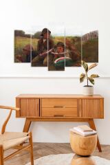 Manzara 5 Parçalı Mdf Tablo 60 x 100