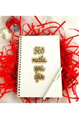 Yeni Yıl 365 Mutlu Yeni Gün Defter Kalem Seti