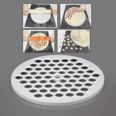 BUFFER® 61 Bölmeli Petek Şekilli Pratik Mantı Kesici  Açma Kalıbı Mantımatik