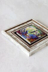 Atatürk Çerçeveli Taş Tablo , Çerçeveli Taş Duvar Dekoru-enkcrcvtbl-00134 20 cm