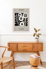 Çiçek Ahşap Çerçeveli Tablo 50 x 70