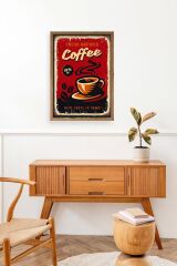 Kahve Ahşap Çerçeveli Tablo 23 x 30