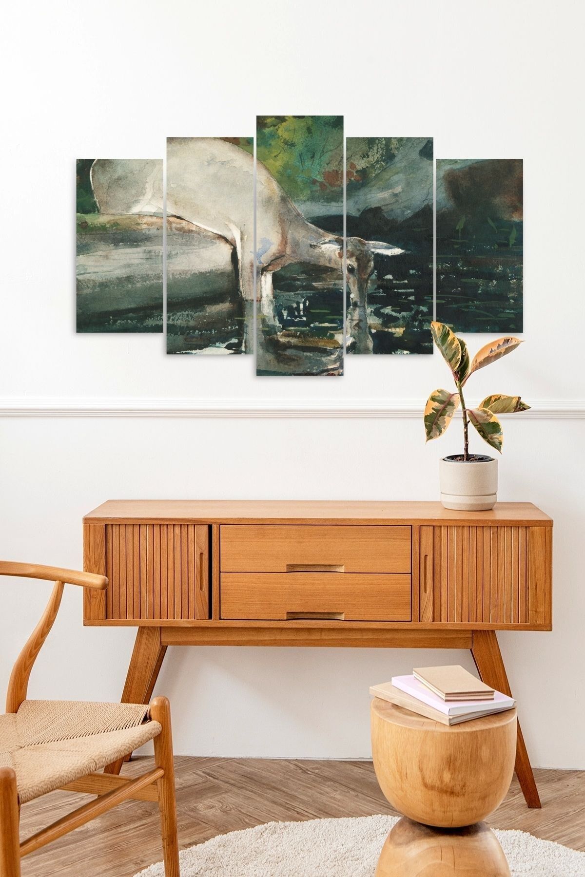 Manzara 5 Parçalı Mdf Tablo 60 x 100