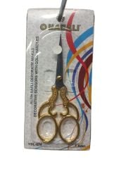 Nakış Makası Altın Saplı Dekoratif Makas YBL-074 Model 2