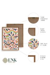 Etna Wiswall Ahşap Çerçeveli Tablo 50 x 70