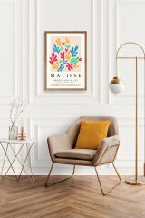 Modern Ahşap Çerçeveli Tablo 30 x 42