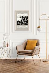 Çiçek Ahşap Çerçeveli Tablo 23 x 30