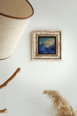 Çerçeveli Taş Tablo , Çerçeveli Taş Duvar Dekoru-enkcrcvtbl-00189 20 cm