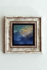 Çerçeveli Taş Tablo , Çerçeveli Taş Duvar Dekoru-enkcrcvtbl-00189 20 cm