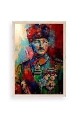 Atatürk Ahşap Çerçeveli Tablo 30 x 42