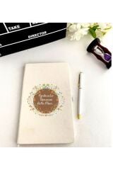 Öğretmenler Günü Beyaz Defter Kalem Seti