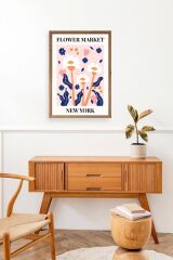 Çiçek Ahşap Çerçeveli Tablo 30 x 42