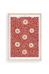 Çiçekler Ahşap Çerçeveli Tablo 23 x 30