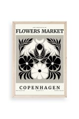 Çiçek Ahşap Çerçeveli Tablo 23 x 30