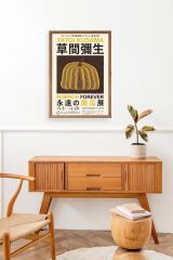 Yayoi Kusama Ahşap Çerçeveli Tablo 50 x 70