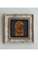 Hilye-i Şerif Çerçeveli Taş Tablo , Çerçeveli Taş Duvar Dekoru 20 cm