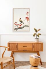 Floral Eclectic Ahşap Çerçeveli Tablo 23 x 30