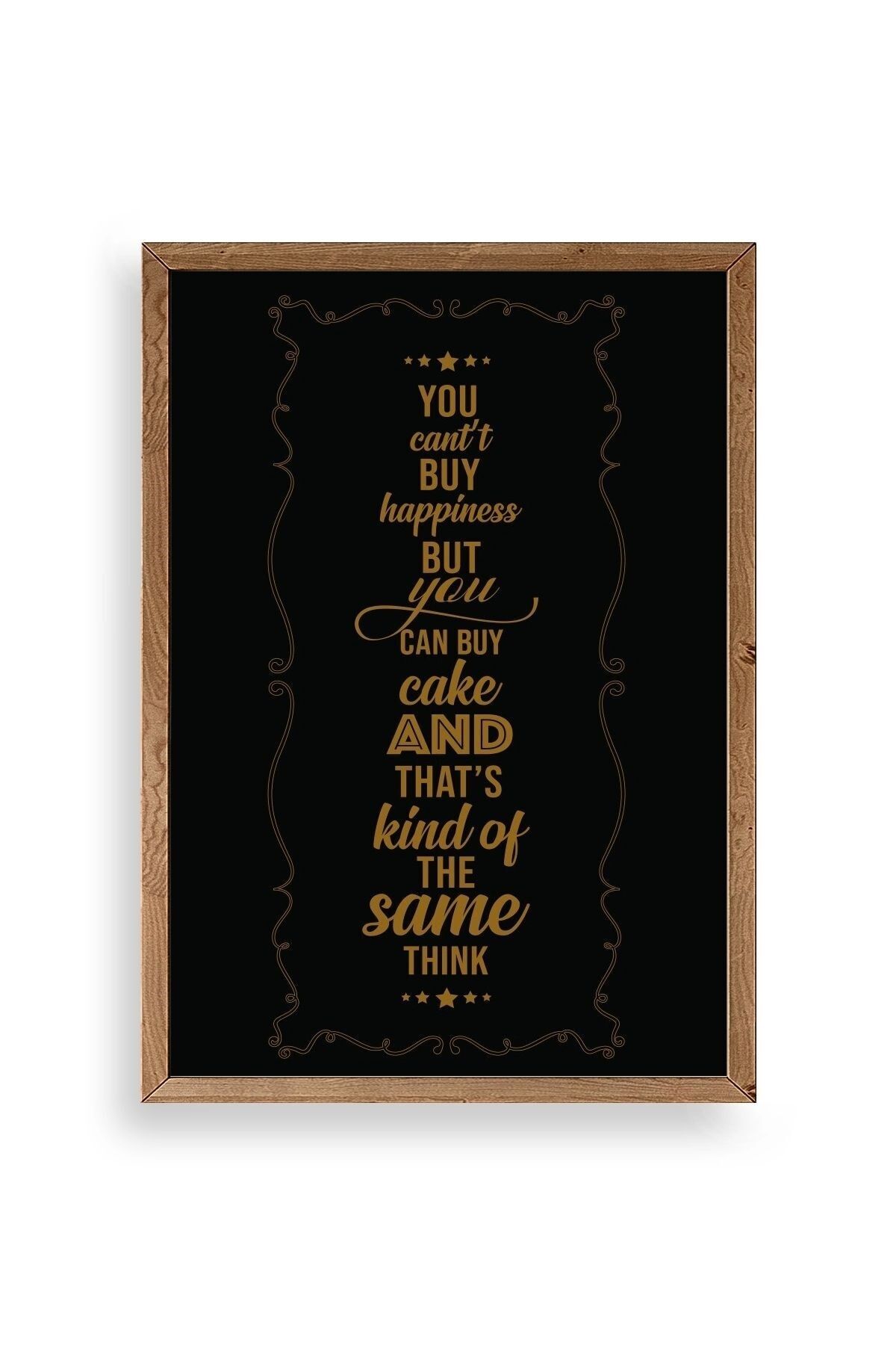 Modern Ahşap Çerçeveli Tablo 23 x 30