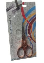 Nakış Makası Dekoratif Bakır YBL-403 Model 15